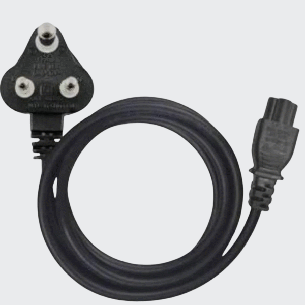 Black 1.5 Meter 250 Volts 3 Pin Laptop Power Cable Cord - Black - 5 Year Warranty
